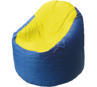 Кресло-мешок Flagman Bravo B1.1-36 синий/желтый