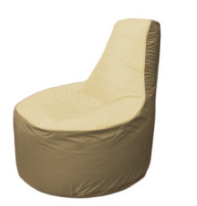 Кресло-мешок Flagman Трон Т1.1-2021 бежевый/темно-бежевый