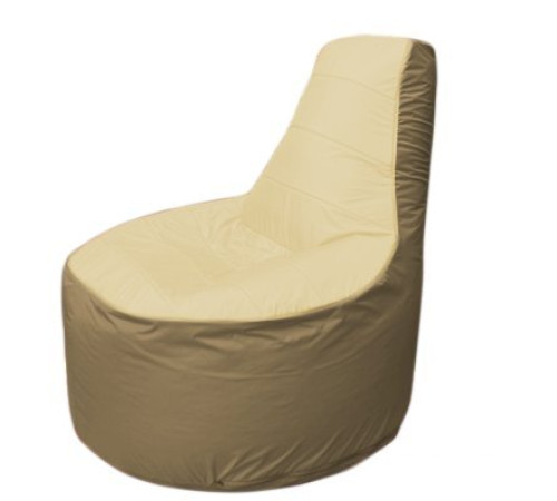 Кресло-мешок Flagman Трон Т1.1-2021 бежевый/темно-бежевый