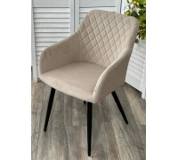 Стул с подлокотниками M-City Brandy 629M05174 505-7 капучино/черный