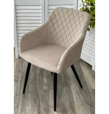 Стул с подлокотниками M-City Brandy 629M05174 505-7 капучино/черный