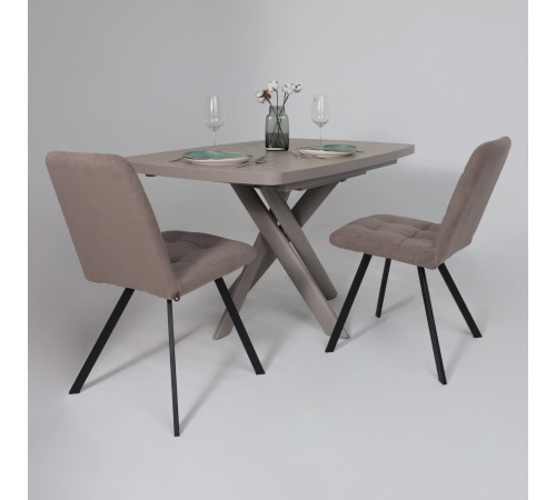 Стул Мамадома Rommy b05 Latte Lux/черный