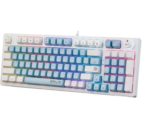 Клавиатура Defender Hawk GK-418 белый, Outemu Brown