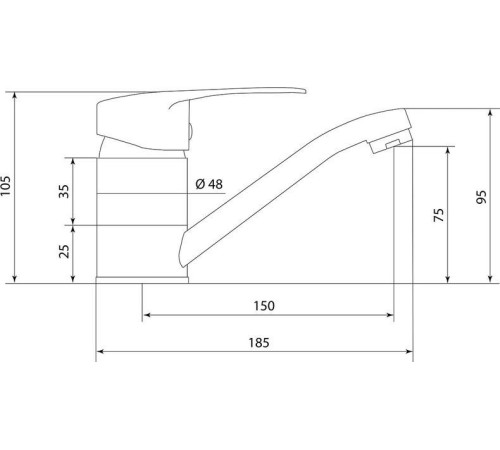 Смеситель Славен СЛ-ОД-Ц20