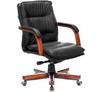 Кресло Бюрократ T-9927WALNUT-LOW черный