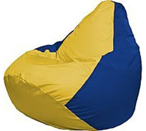 Кресло-мешок Flagman Груша Медиум Г1.1-254 жёлтый/синий