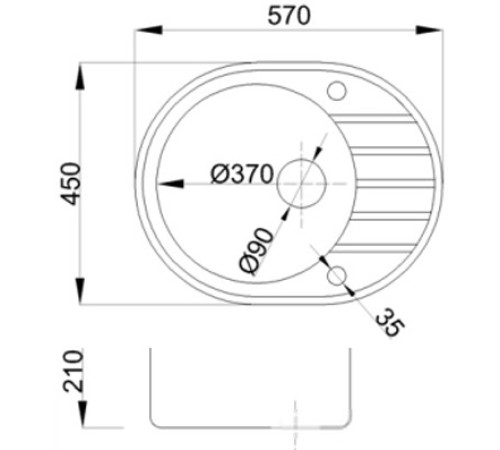 Кухонная мойка БелЭворс New Lux грей
