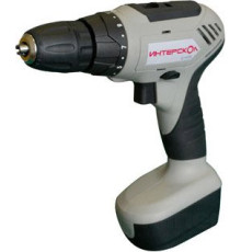 Дрель-шуруповерт Интерскол ДА-10/18ЭР с 2-мя АКБ, кейс