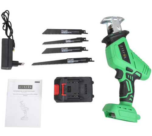 Сабельная пила Zitrek ZKHS20 084-1073 с 2-мя АКБ, кейс