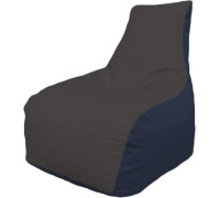 Кресло-мешок Flagman Бумеранг Б1.3-24 серый/синий