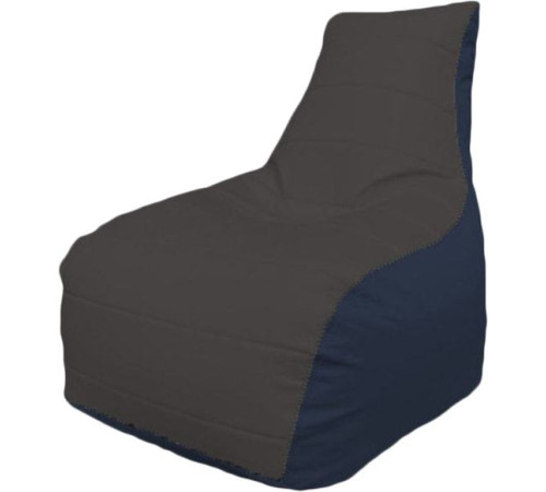 Кресло-мешок Flagman Бумеранг Б1.3-24 серый/синий