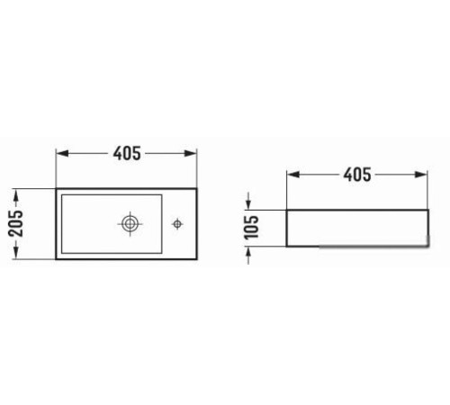 Умывальник Mexen Inez MEX-21484061L