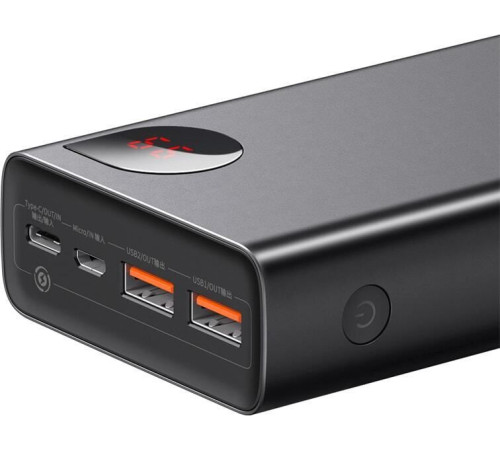 Портативное зарядное устройство Baseus Adaman Metal Digital Display PPIMDA-D01 20000mAh черный