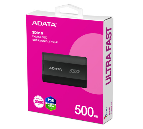 Внешний накопитель ADATA SD810 500GB SD810-500G-CBK