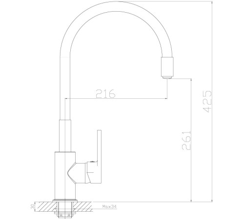 Смеситель Rossinka Silvermix Z35-35U белый/хром