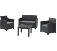 Набор садовой мебели Keter Emma 2 Seater графит