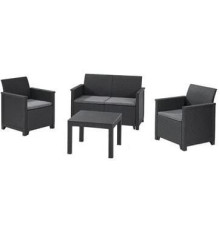 Набор садовой мебели Keter Emma 2 Seater графит