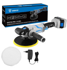 Полировальная машина Deko KDCP20 PRO 081-1028 с 1-им АКБ