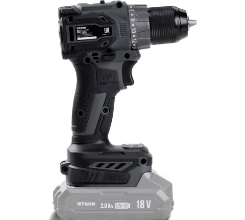 Дрель-шуруповерт Stavr Ставр 18V UNI-M SDD 18BL без АКБ