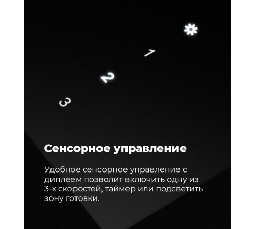 Кухонная вытяжка MAUNFELD Aurora 90 черный матовый