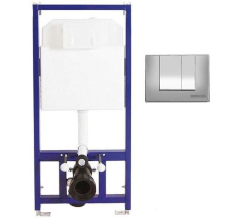 Инсталляция для унитаза Berges Wasserhaus Novum 525 040000 + S3 040043