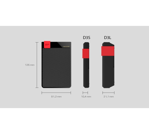 Внешний накопитель Silicon-Power Diamond D30 2TB SP020TBPHDD3SS3K