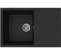 Кухонная мойка Practik PR-M 735-004 черный оникс