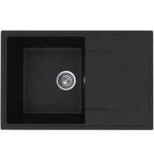 Кухонная мойка Practik PR-M 735-004 черный оникс