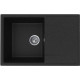 Кухонная мойка Practik PR-M 735-004 черный оникс