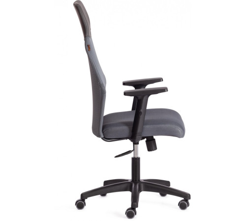 Офисное кресло TetChair Practic Plt ткань/кожзам серый
