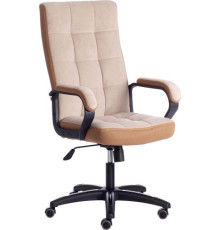 Офисное кресло TetChair Trendy флок, бежевый/бронзовый