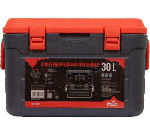 Термобокс TRAMP TRP-058 30л черный/оранжевый