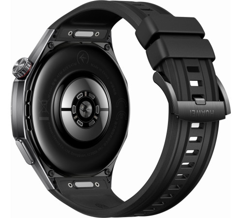 Умные часы Huawei Watch GT 6 Pro 46 мм черный, с черным силиконовым ремешком, международная версия