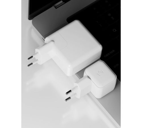 Сетевое зарядное VLP G-Charge USB-С/USB-A белый