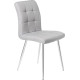 Стул Mio Tesoro Вивьен DC-140C серый/хром