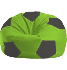 Кресло-мешок Flagman Мяч Стандарт М1.1-156 салатовый/темно-серый