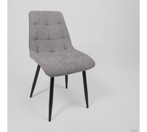 Стул AksHome Caris серый микровелюр CD2302-26/черный