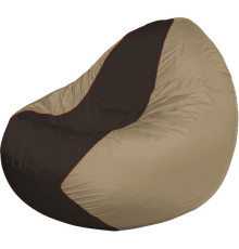 Кресло-мешок Flagman Classic К2.1-33 бежевый темный/коричневый