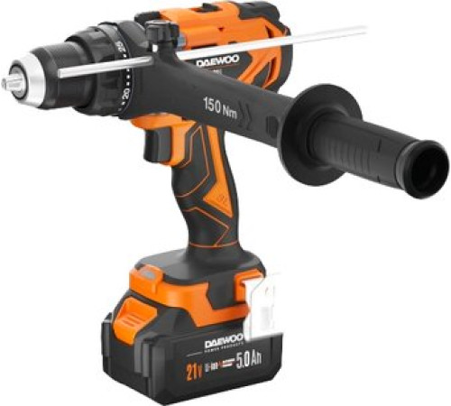 Ударная дрель-шуруповерт Daewoo Power DAA 7521Li Set с 2-мя АКБ, кейс