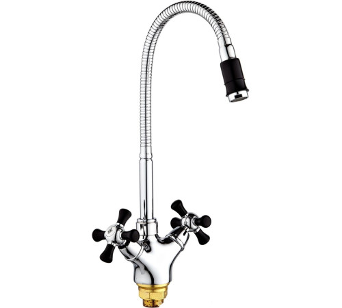 Смеситель РМС SL92BL-279F хром/черный