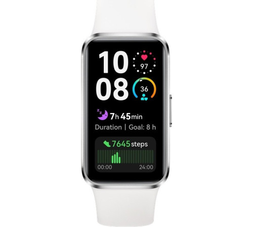 Фитнес-браслет Huawei Band 10 белый, международная версия
