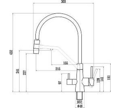 Смеситель Savol FS1462Q-12