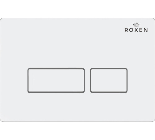 Унитаз подвесной Roxen Royal Matt в комплекте с инсталляцией StounFix Dual Fresh 6 в 1 968203 кнопка: белый