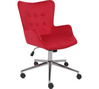 Офисное кресло AksHome Bella chrome Seven 313 велюр/фуксия