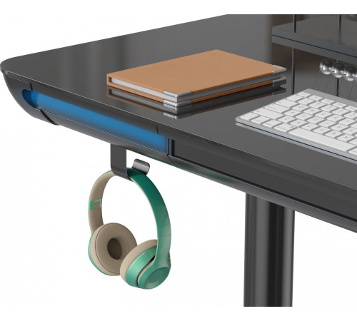 Стол CACTUS CS-EGD-BK-LED