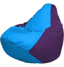 Кресло-мешок Flagman Груша Макси Г2.1-269 фиолетовый/голубой