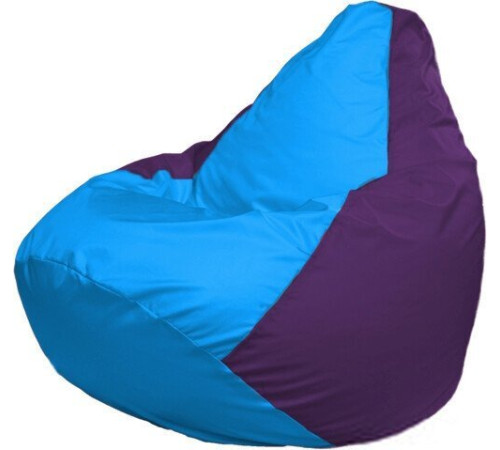 Кресло-мешок Flagman Груша Макси Г2.1-269 фиолетовый/голубой