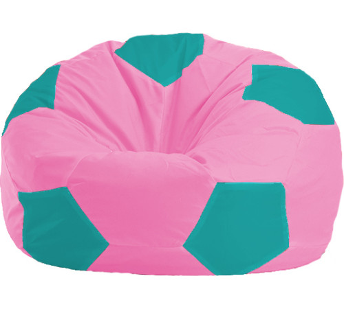 Кресло-мешок Flagman Мяч Стандарт М1.1-204 розовый/бирюзовый