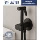 Унитаз подвесной Lauter Magdeburg с жест. сиденьем Soft Close 21103EC + Breez 21GN7072BM черный матовый, скрытое крепление