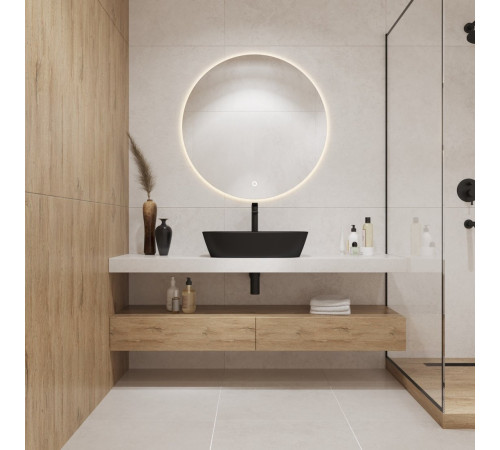 Умывальник Lauter 21393-60-YA 60x38, черный матовый